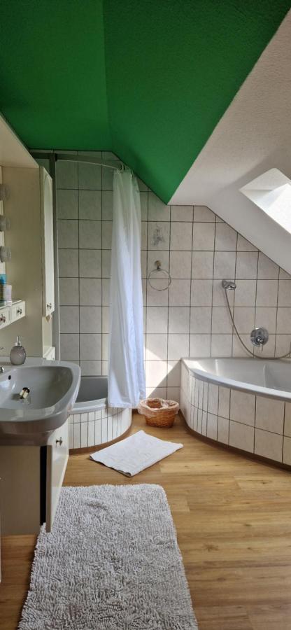 Ferienwohnung Haus zum Kranich Möggers Exterior foto